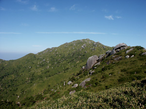 宮之浦岳と栗生岳