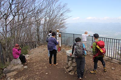 山頂の写真