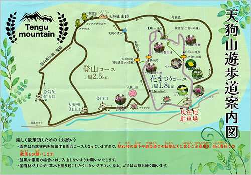 登山道概略図